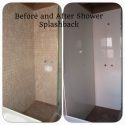 Bathroom Splashbacks: Before and After