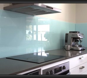 Glass Splashback painted in High Point